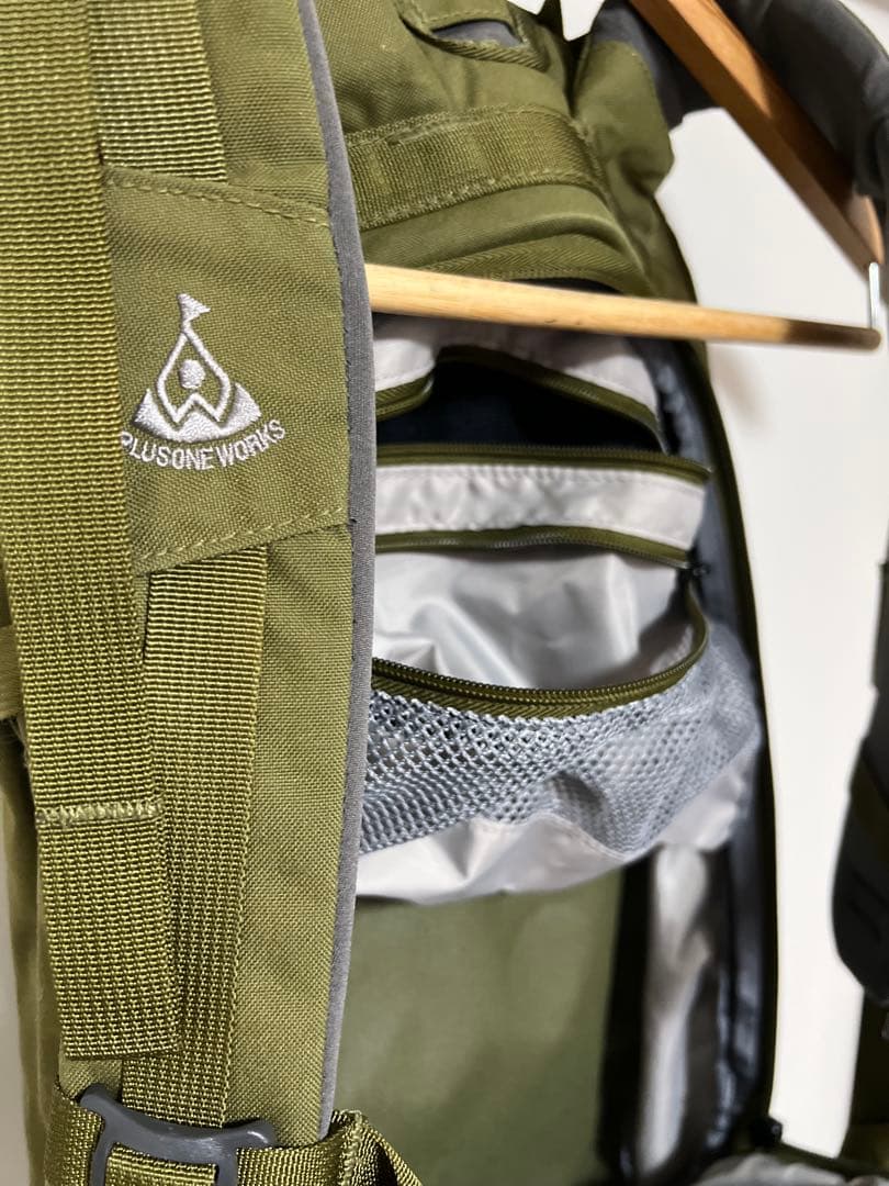 PLUS ONE WORKS マキリ25L makiri オリーブ プラスワン