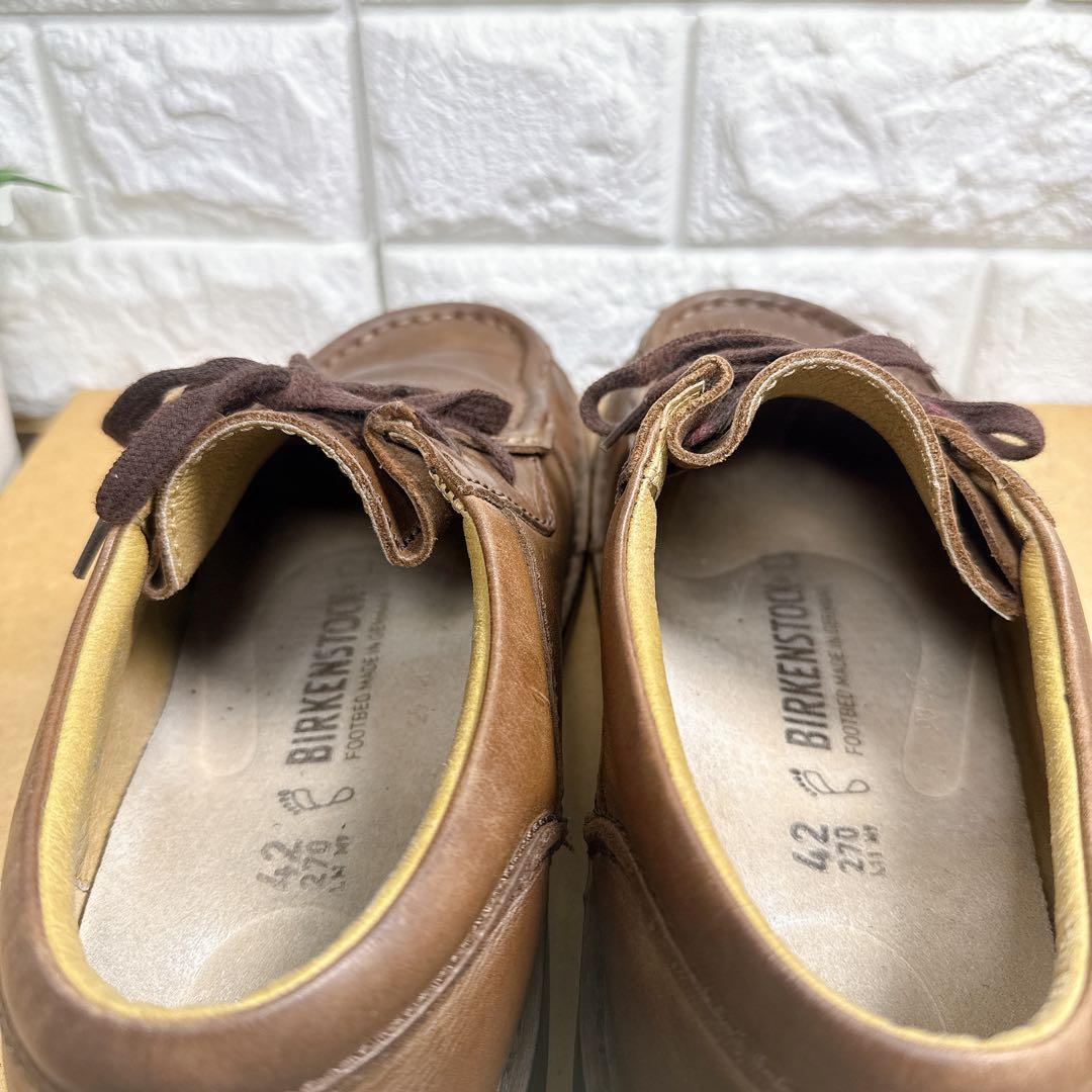 激レア　ビルケンシュトック　パサデナ　27㎝　レザー　ブラウン　古着　送料無料