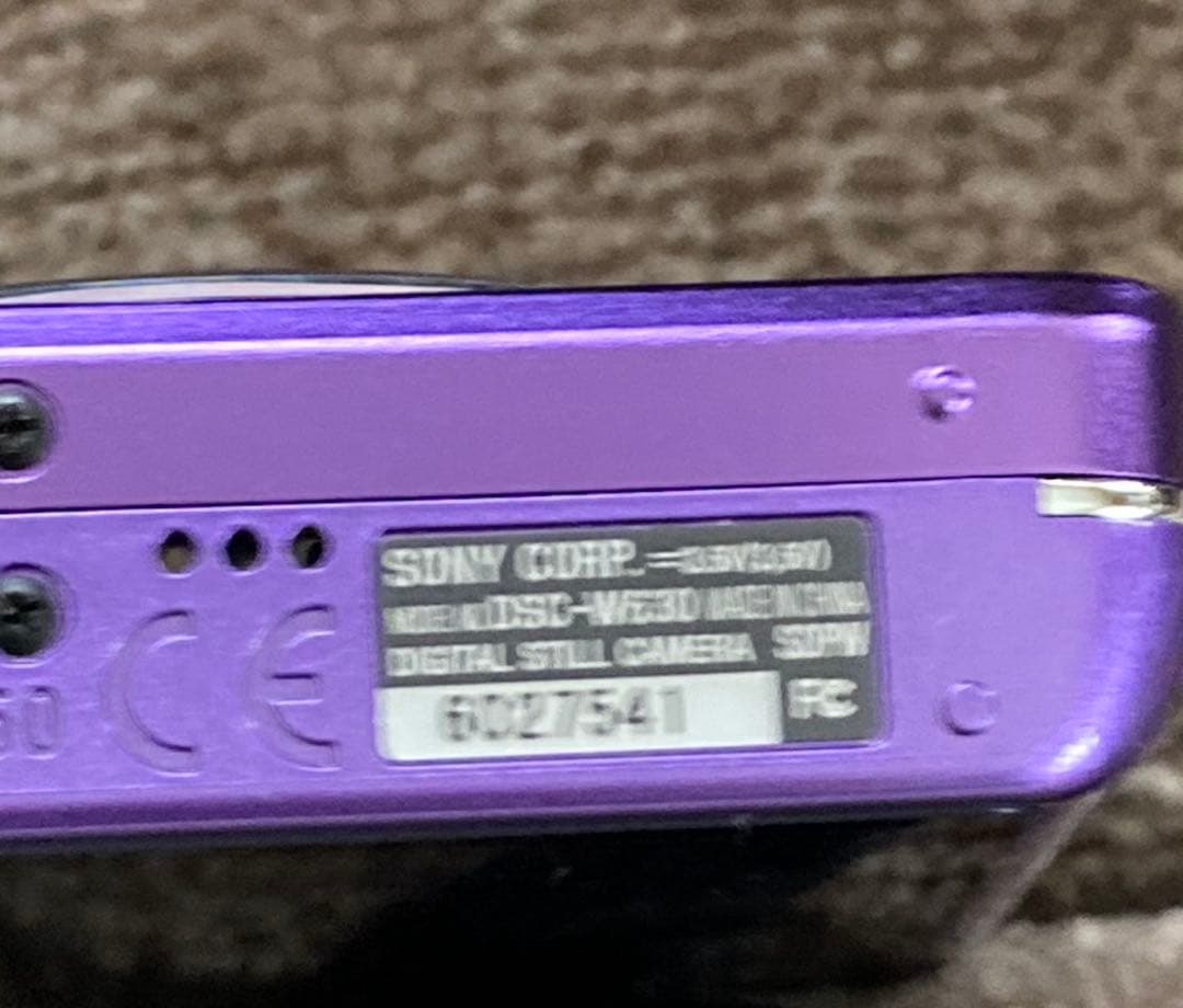 SONY Cyber-shot DSC-W630 パープル
