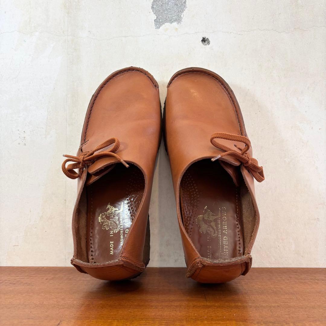 美品　ユナイテッドアローズ別注　パドモア&バーンズ　ラガー　天然皮革　茶　694