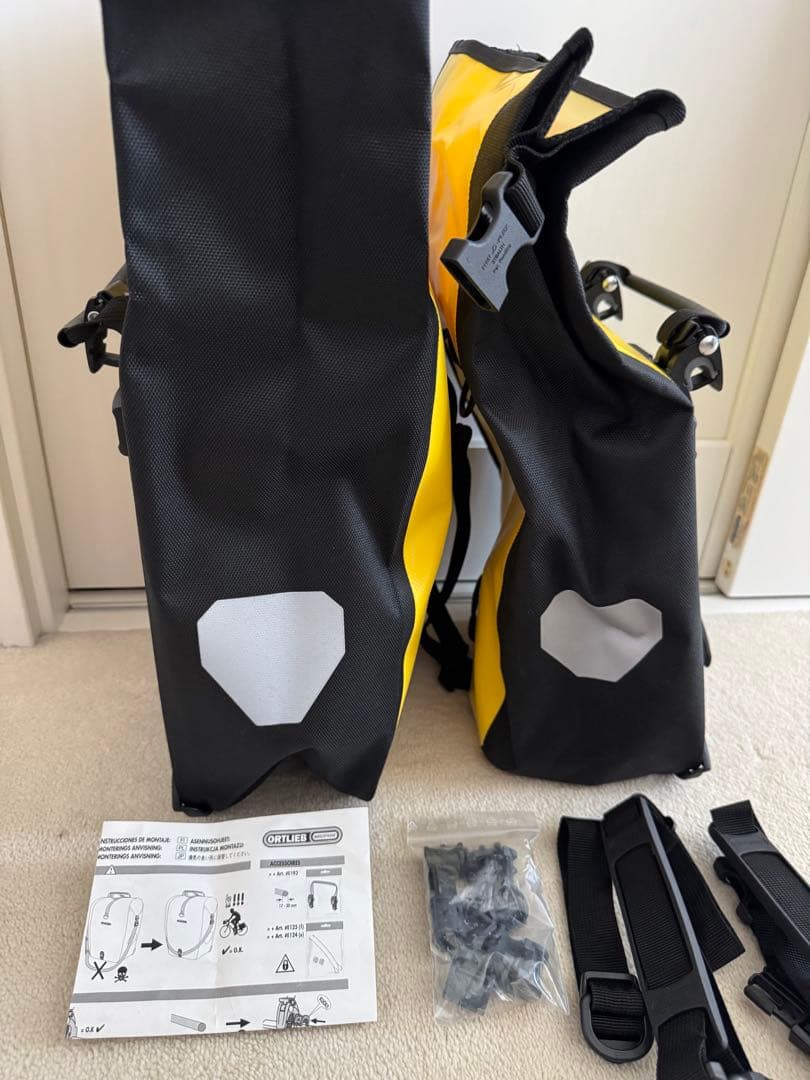 ⭐︎未使用品⭐︎ORTLIEB CLASSIC 防水パニアバック　イエロー/ブラック