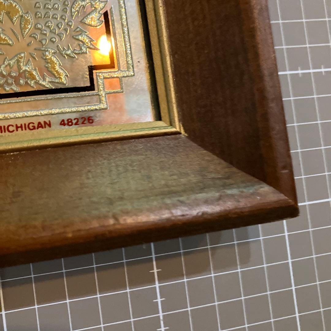 Stroh's ビール　アンティーク パブミラー　カリフォルニアの地図の柄