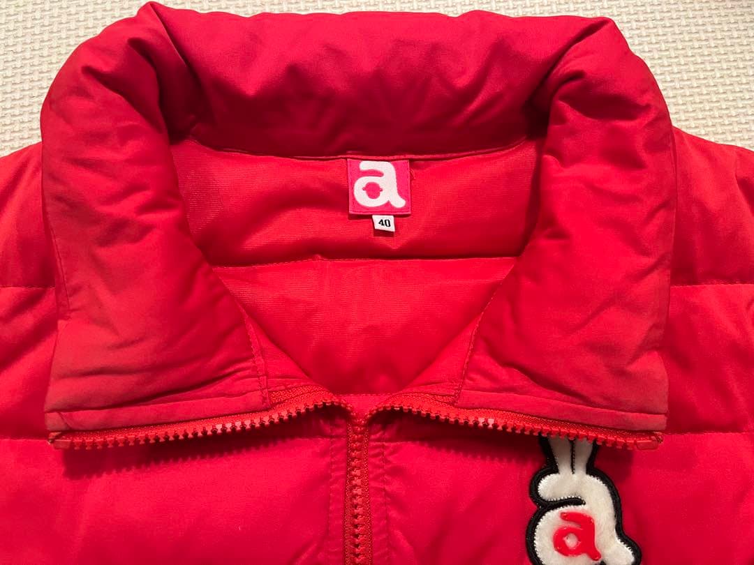 アルチビオ ゴルフ ウェア 赤 キルティング ダウン ジャケット サイズ40