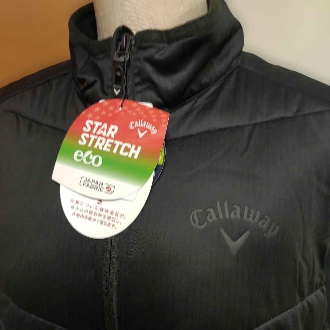 Callaway メンズ ベスト ブラック　黒　ヒートフェスタ　新品　М