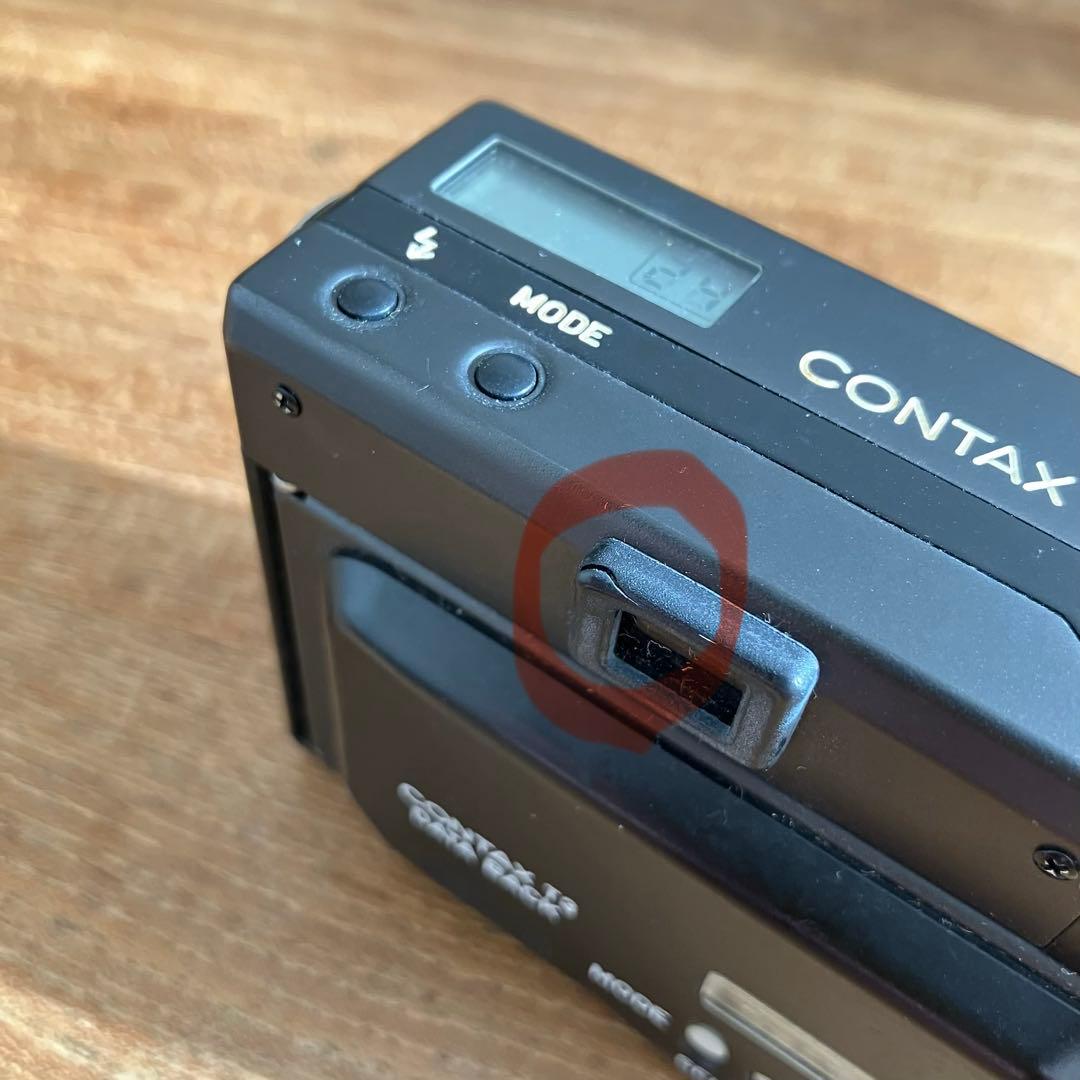 CONTAX T-3 フィルムカメラ チタンブラック 取説有【オマケフィルム付】
