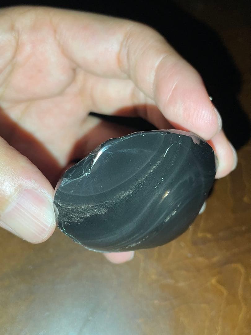 研磨品　十勝石玲瓏　金虹　ゴールデンレインボーオブシディアン