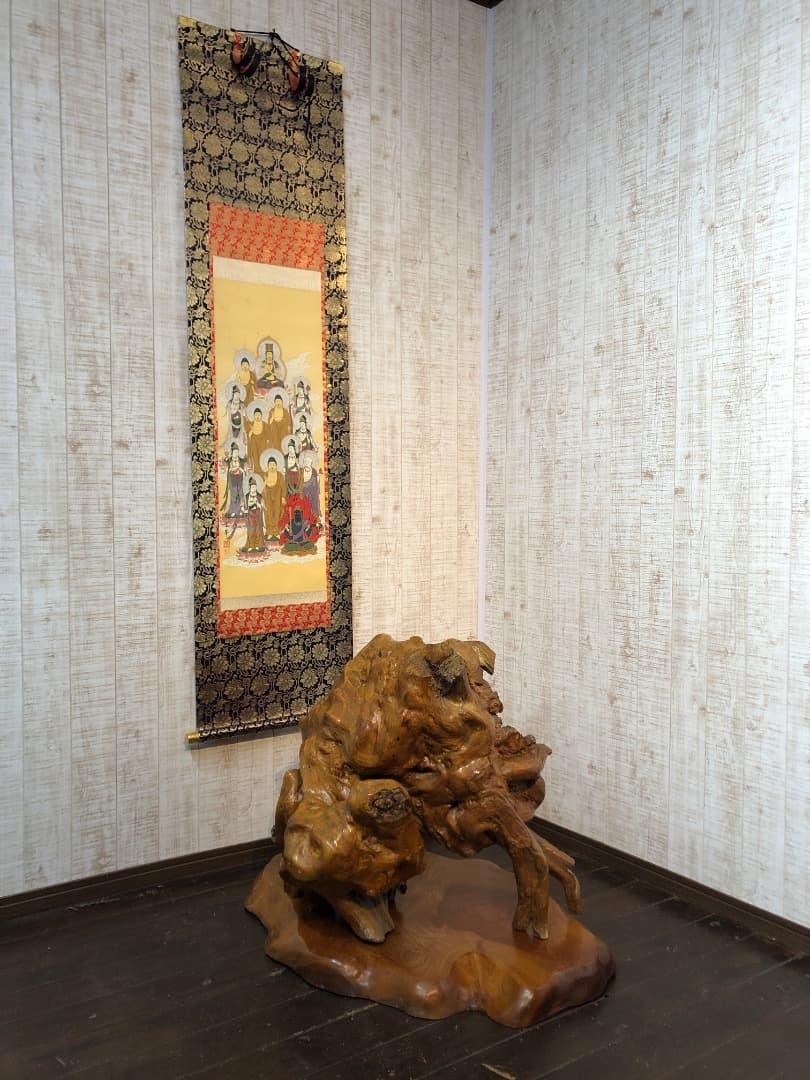 【手渡し限定】自然木のアートオブジェ　飾り　昭和レトロ　古民家　床の間