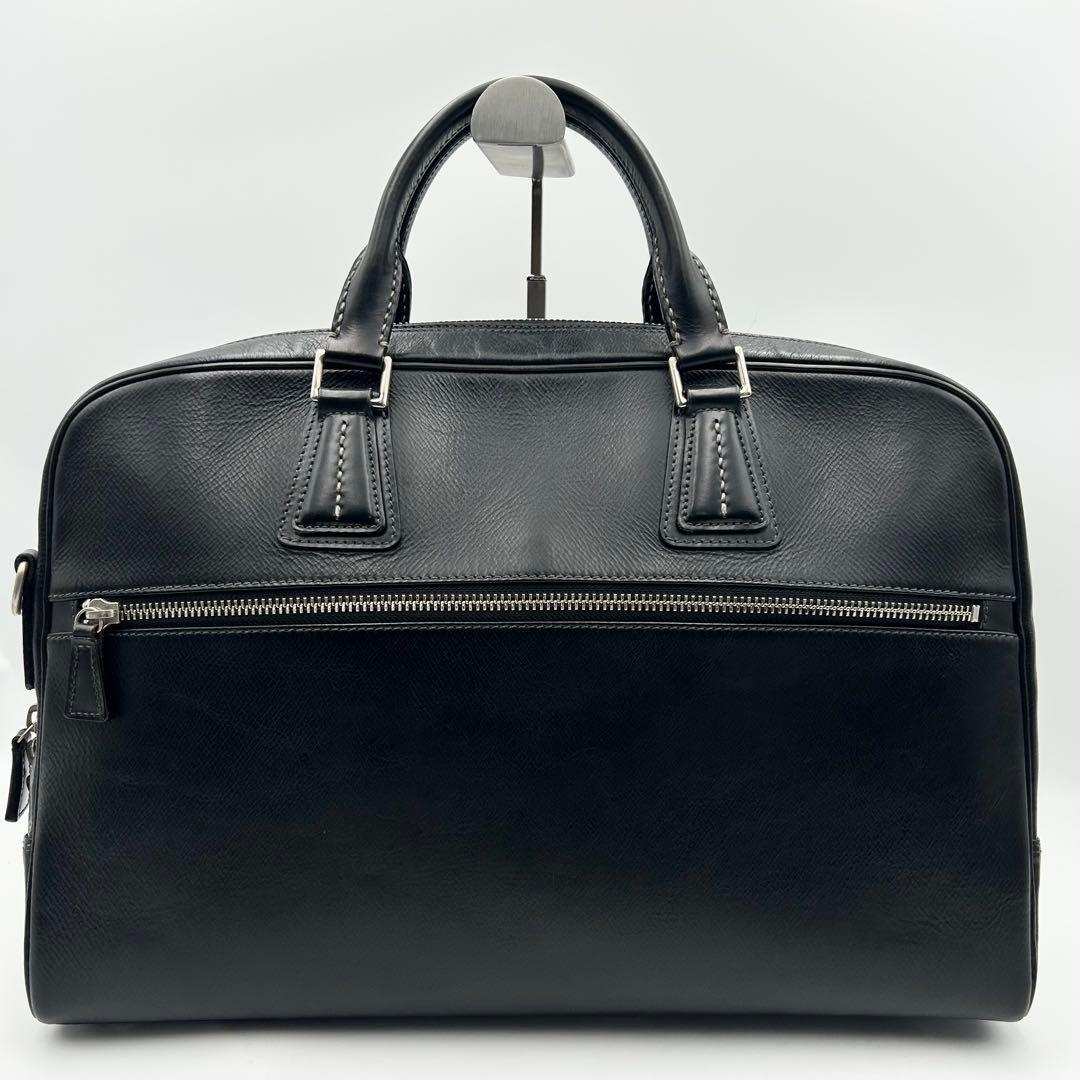 美品✨ ソメスサドル イノベーション ビジネスバッグ 2way レザー ブラック