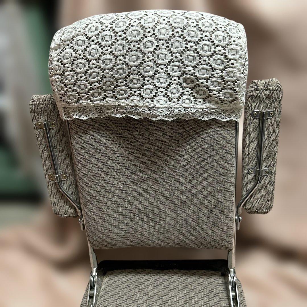 座椅子 当時もの 昭和 昭和レトロ レトロ レース