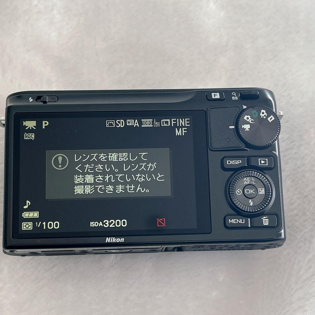 Nikon 1 J2 ブラック　本体　ミラーレス　軽量