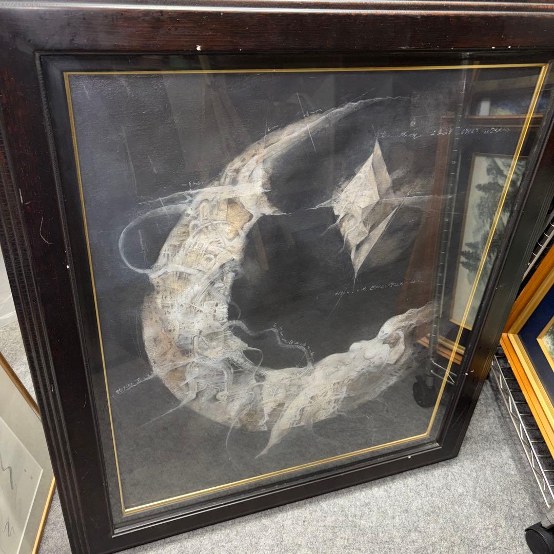 絵画　額縁　油彩画　F20 アクリル版