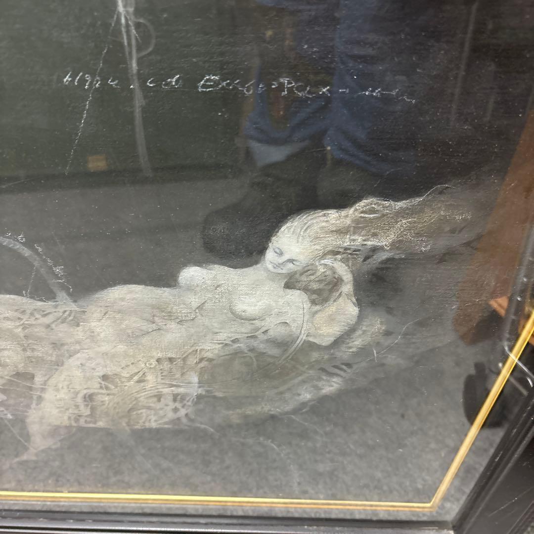 絵画　額縁　油彩画　F20 アクリル版