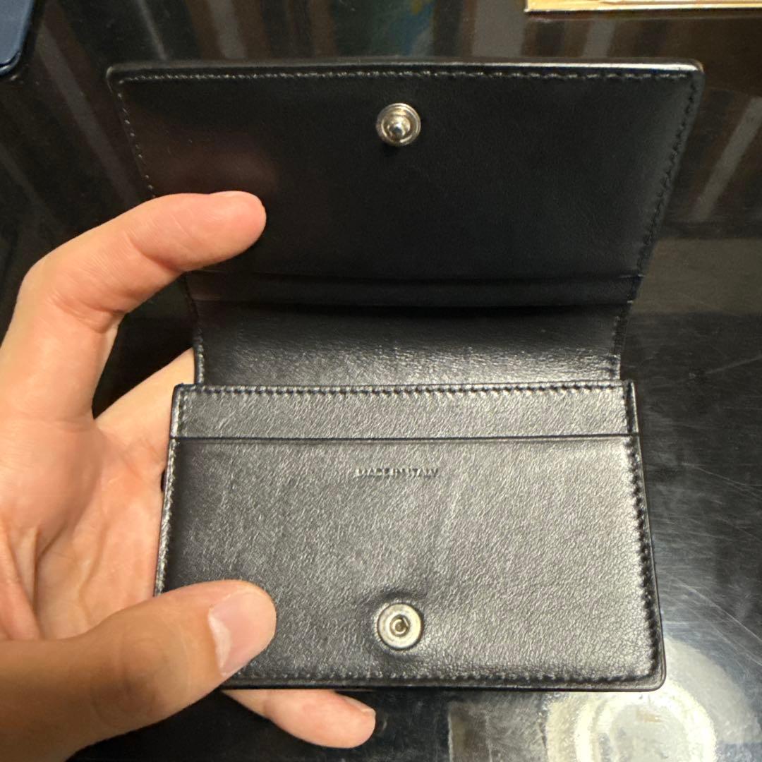 CELINE 黒 レザー 名刺入れ