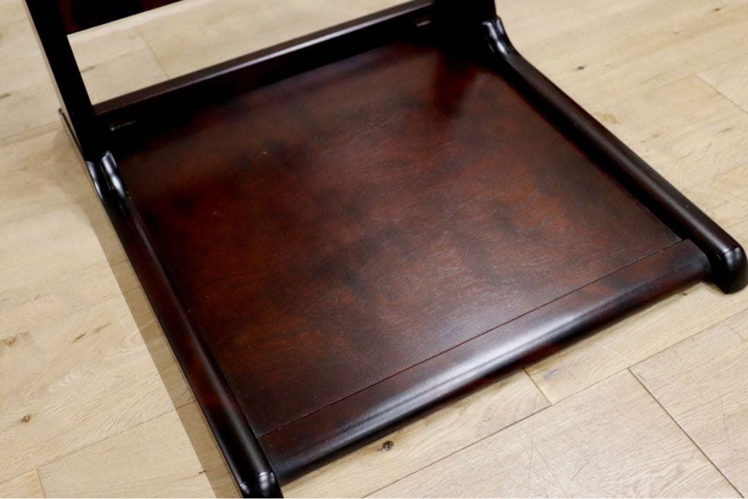 GMIK99B○北海民芸家具 座椅子 折り畳み椅子 樺材 民藝 和家具 和モダ