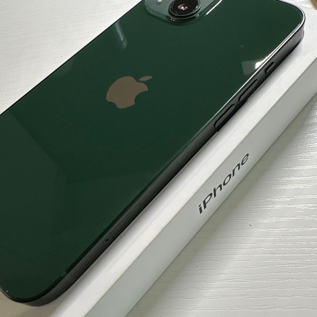 iPhone13 128GB グリーン SIMフリー 極美品
