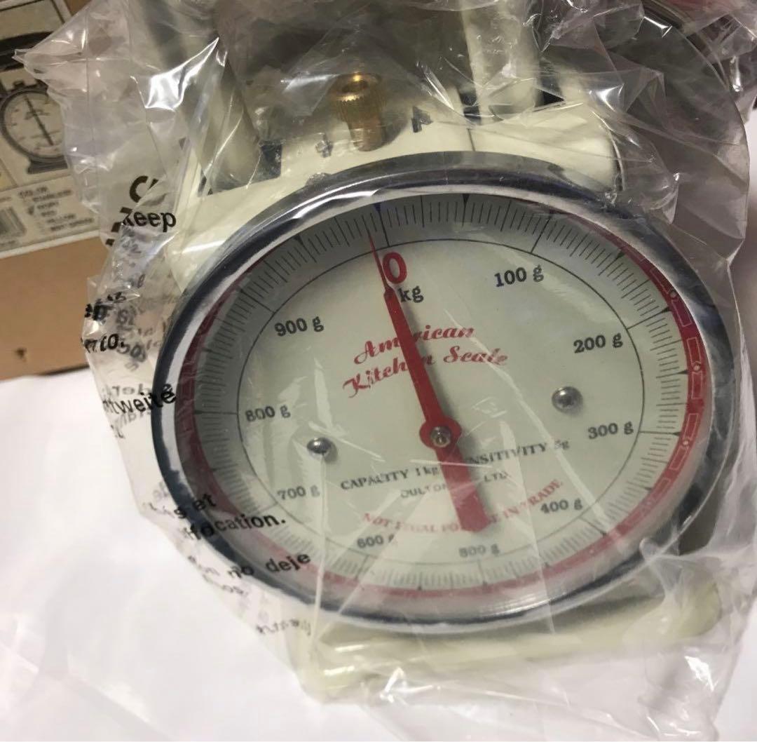 廃盤　大サイズ　DULTON アメリカン キッチンスケール アイボリー