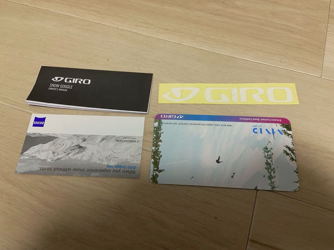 【新品未使用】Giro ゴーグル オレンジレンズ