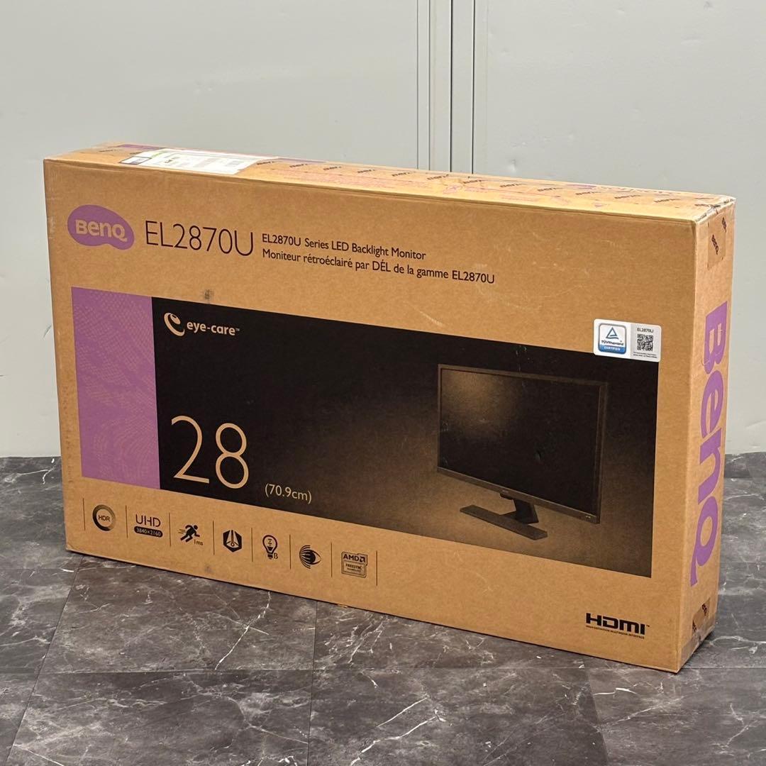 ＊送料込！美品！BenQ 28インチ 4K（UHD）液晶モニター EL2870U