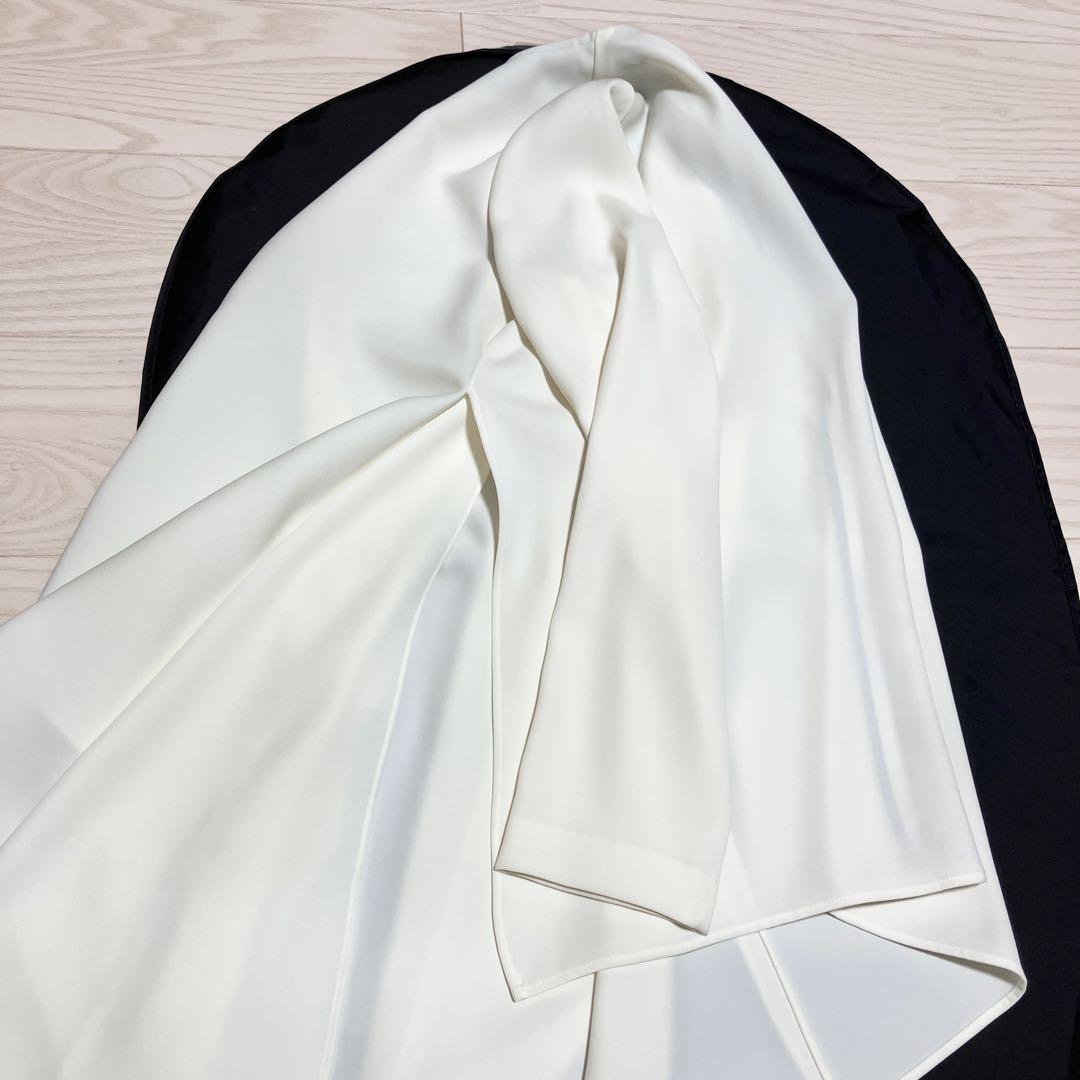 【美品】YOKO CHAN フレアポイントブラウス　サイドスリット　長袖　36