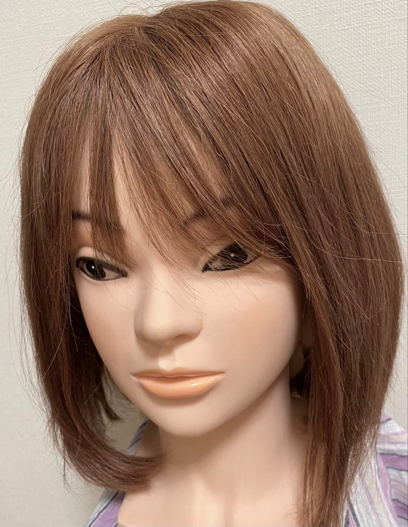 専用！百合子ウィッグ　ベージュミルクティー　人毛100% フルウィッグ