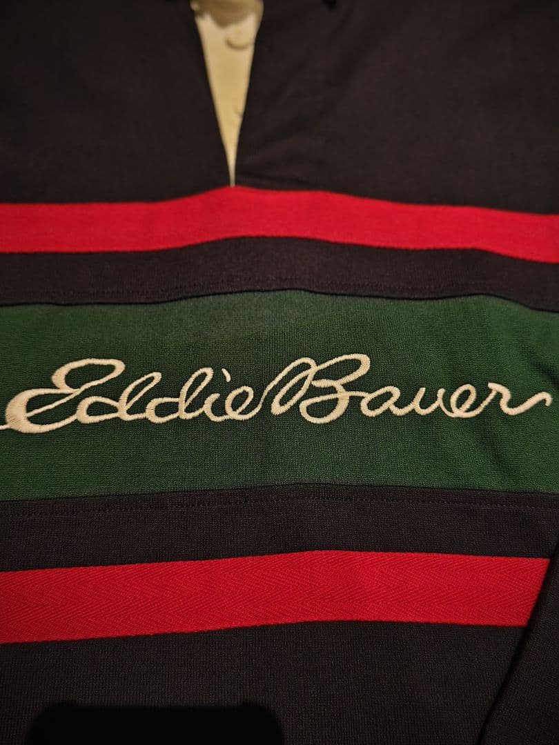 Eddie Bauer ラガーシャツ ネイビー