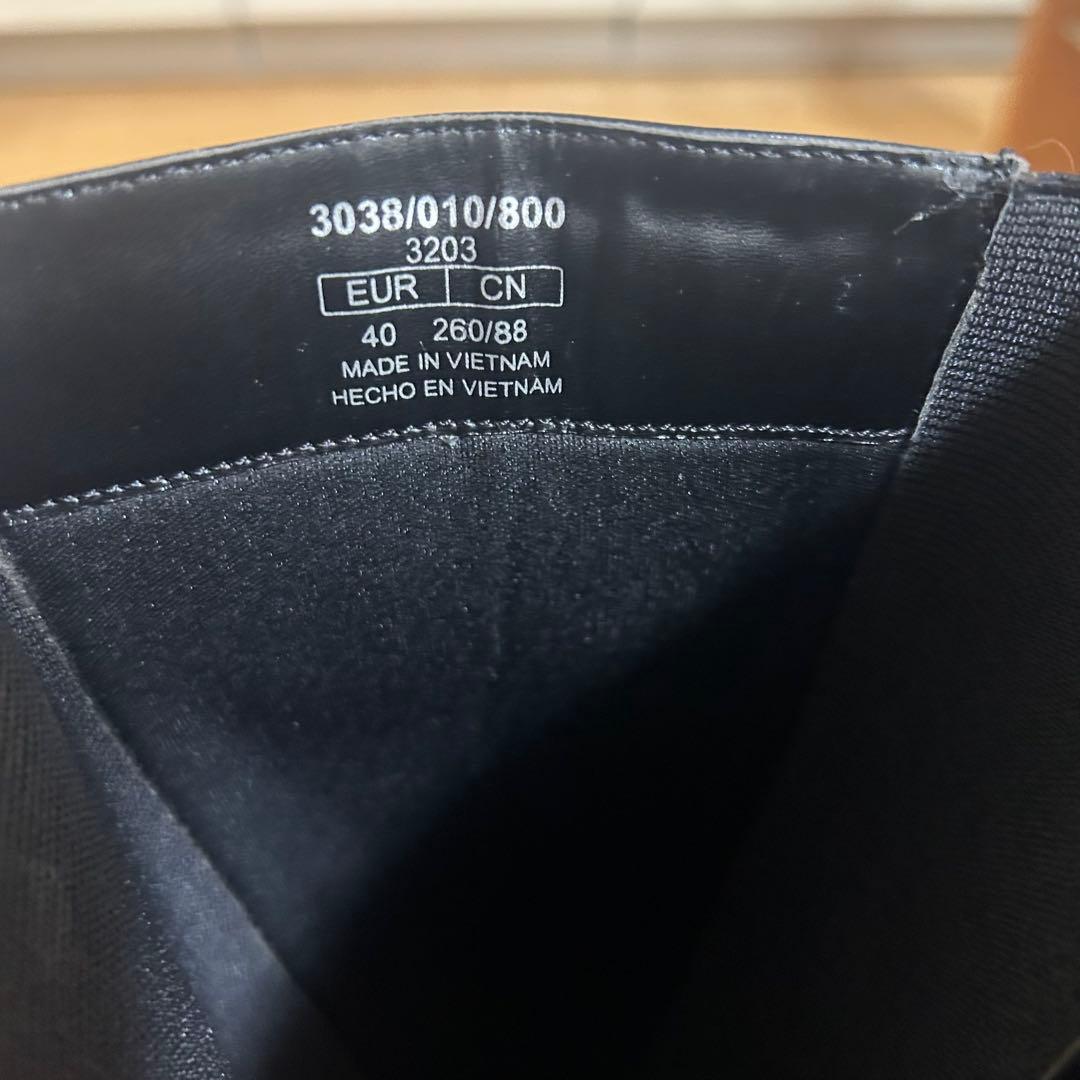 専用　ZARA ザラ ブーツ ロング サイドゴア 厚底 トラックソール40