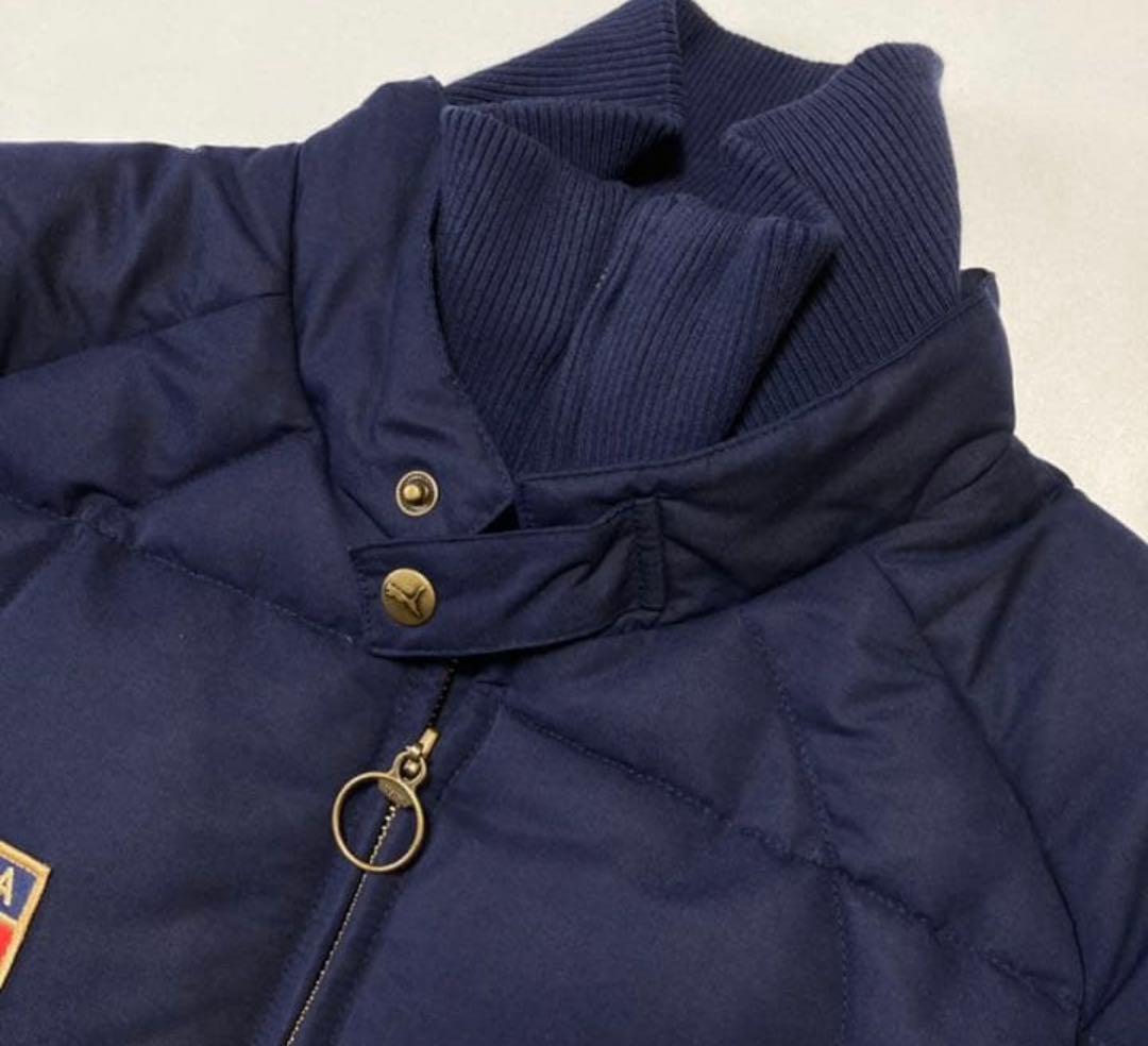 PUMA イタリア代表 ダウンコート ネイビー　ニールバレット