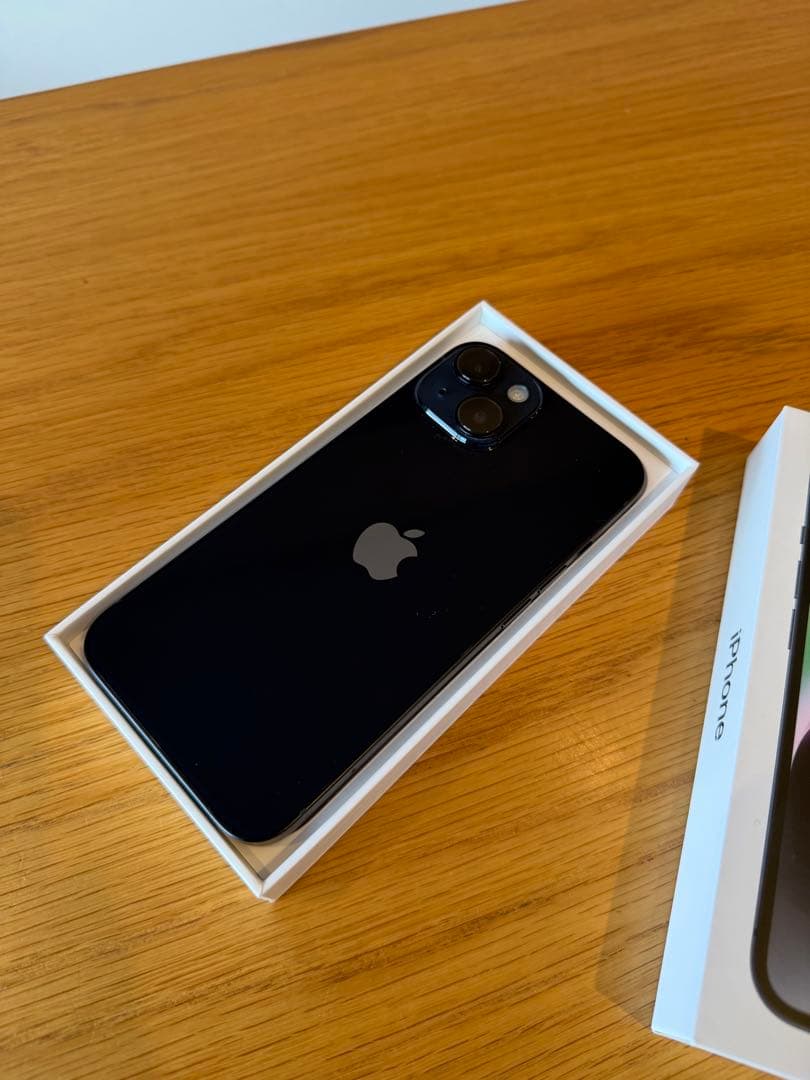 iPhone 14 128GB ミッドナイト 黒 SIMフリー 箱付き 美品