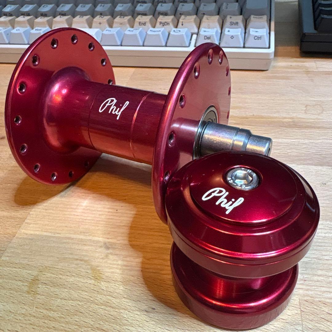 philwood トラックハブ 32h Red（Pink）