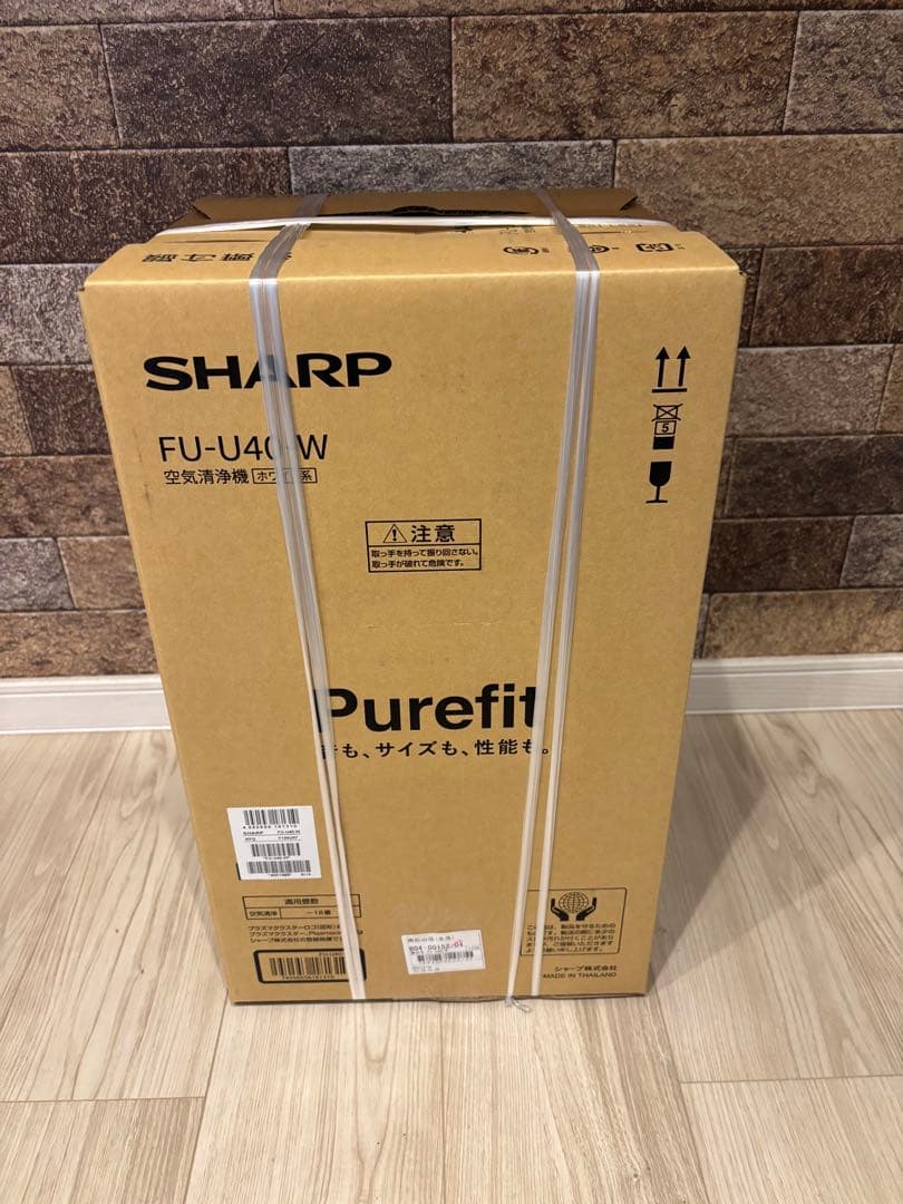 【最新2025年モデル】シャープ 空気清浄機 FU-U40-W ホワイト系