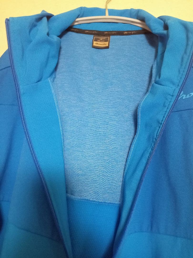 ミズノプロテックシールドフーディ ブレスサーモセットアップXOピースブルー