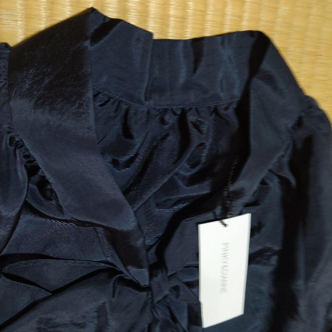 mi新品未使用タグ付きピンキーダイアンラグランボウタイブラウス