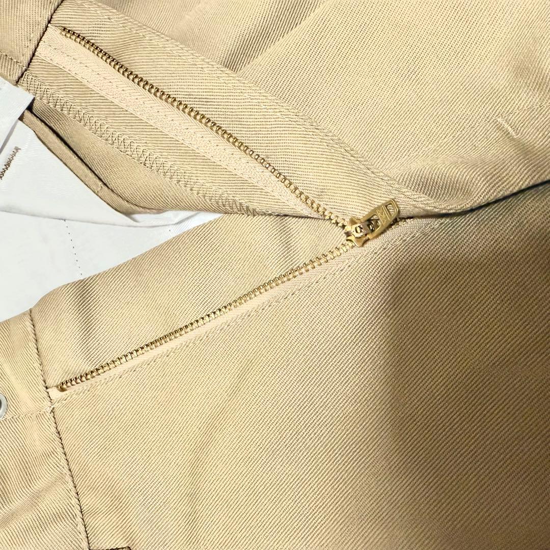 【美品】シンゾーン トムボーイパンツ ベージュ 36 タックパンツ