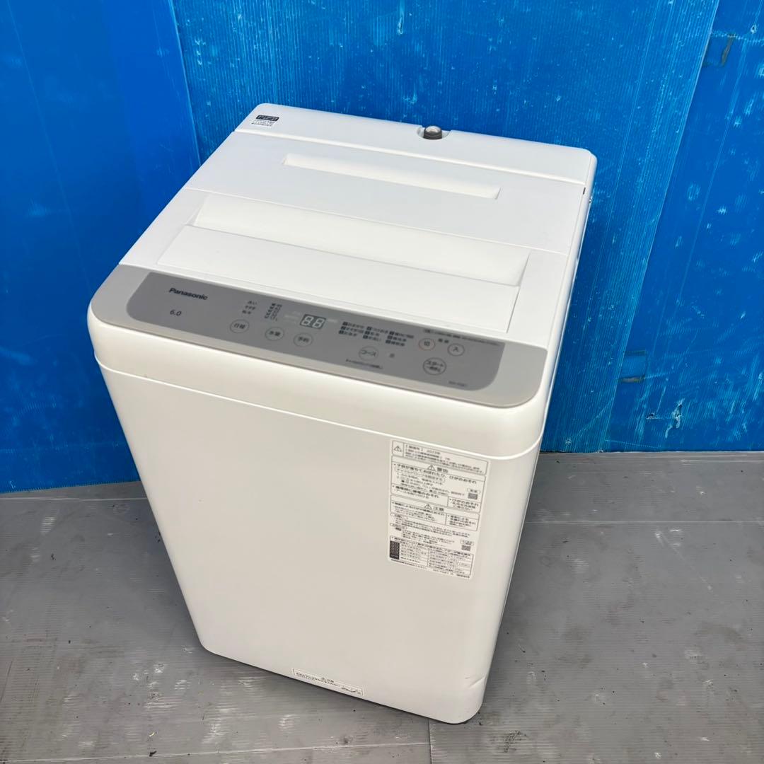 564パナソニック　洗濯機　6kg 小型　一人暮らし　1〜3人用　ホワイトカラー