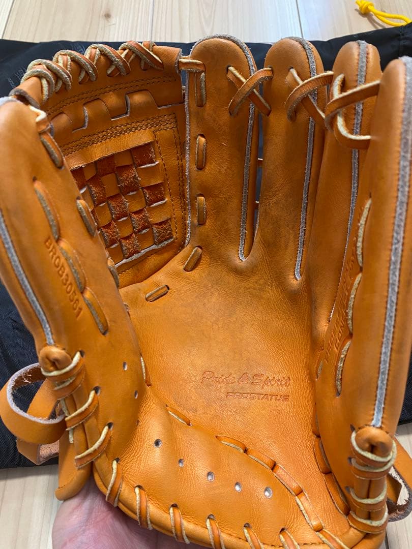 ZETT PROSTATUS 軟式グローブ オレンジ