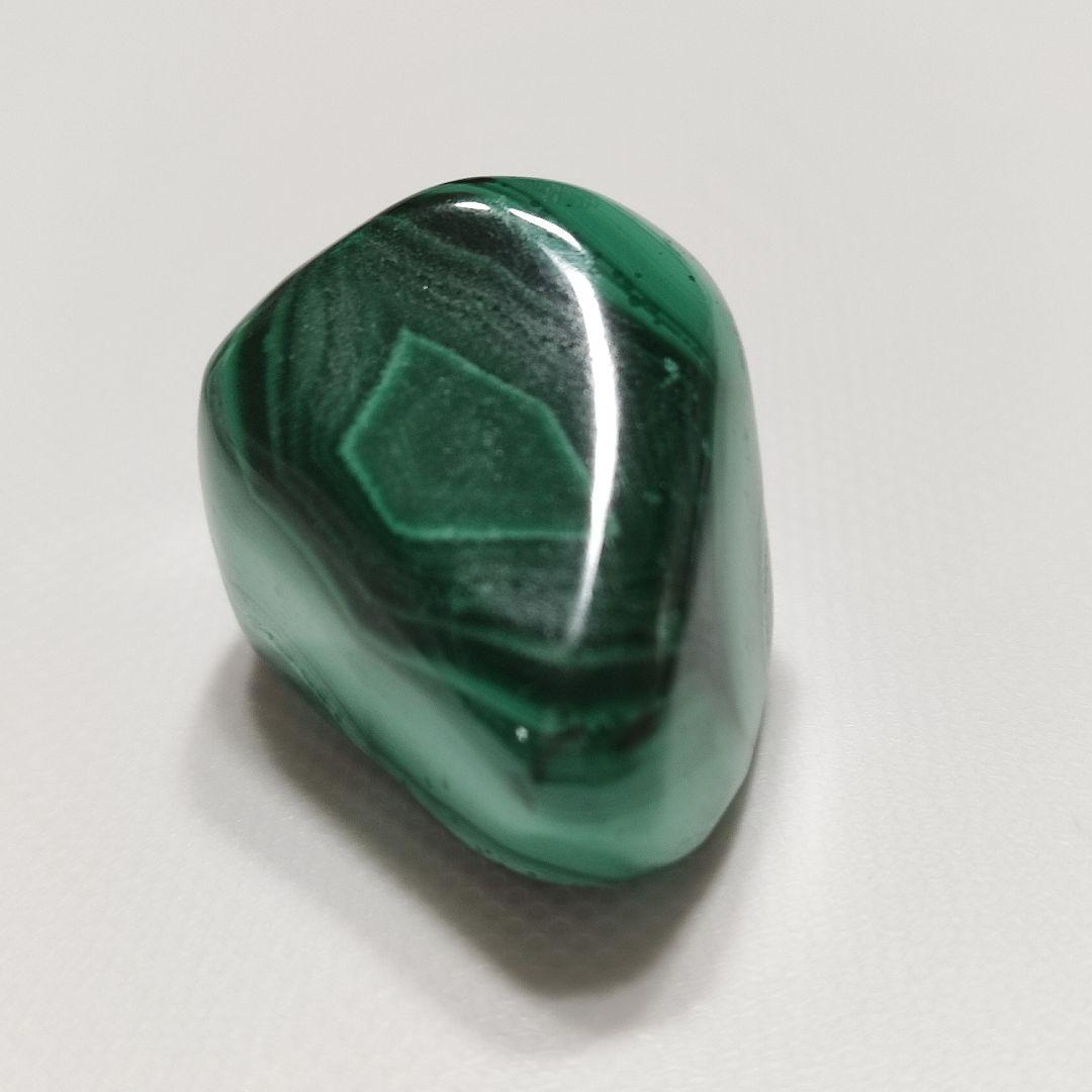 パワーストーン　天然石　マラカイト　孔雀石　タンブル　26g　No.730