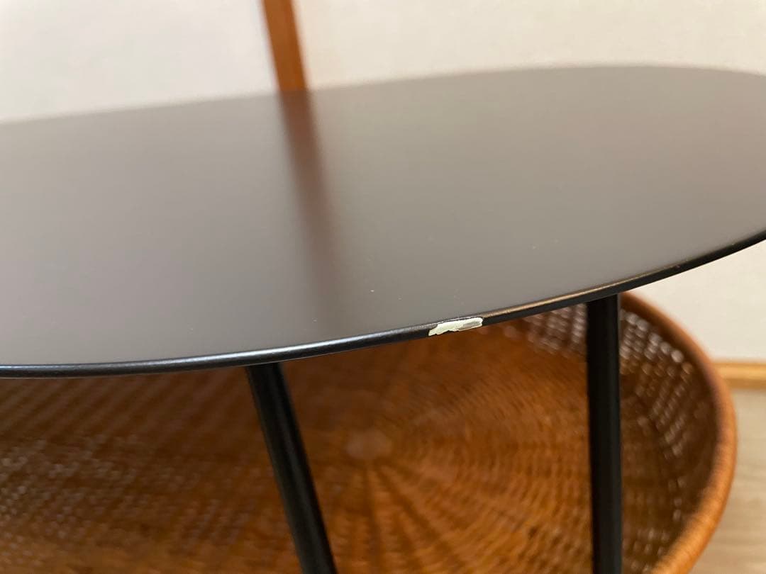 ＷＡＬＬＡＢＹ　ＬＯＷ　ＴＡＢＬＥ　ＯＶＡＬ　ＢＬＡＣＫ