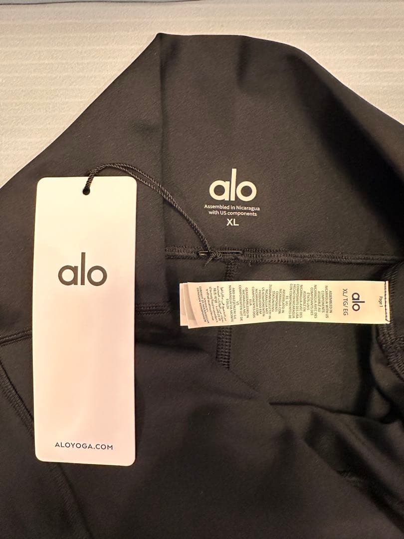 alo yoga ハイウエストAirlift レギンス XL 黒