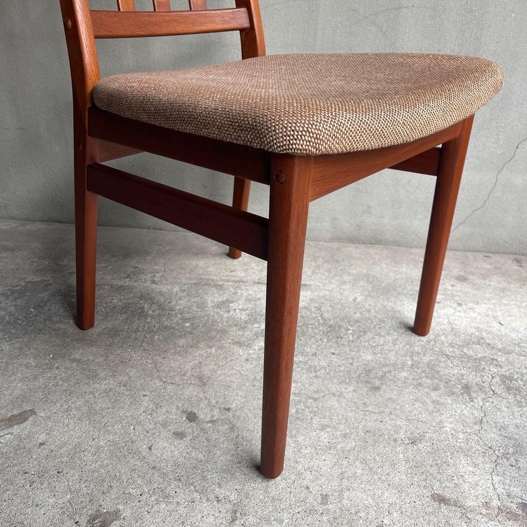 北欧デンマーク　チーク ハイバックチェア オールドヴィンテージ