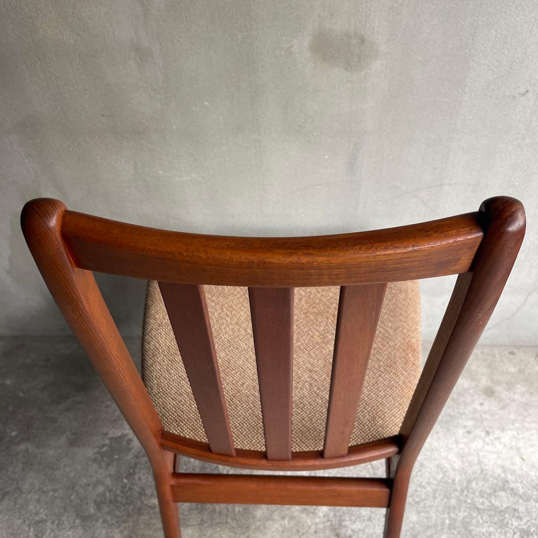 北欧デンマーク　チーク ハイバックチェア オールドヴィンテージ