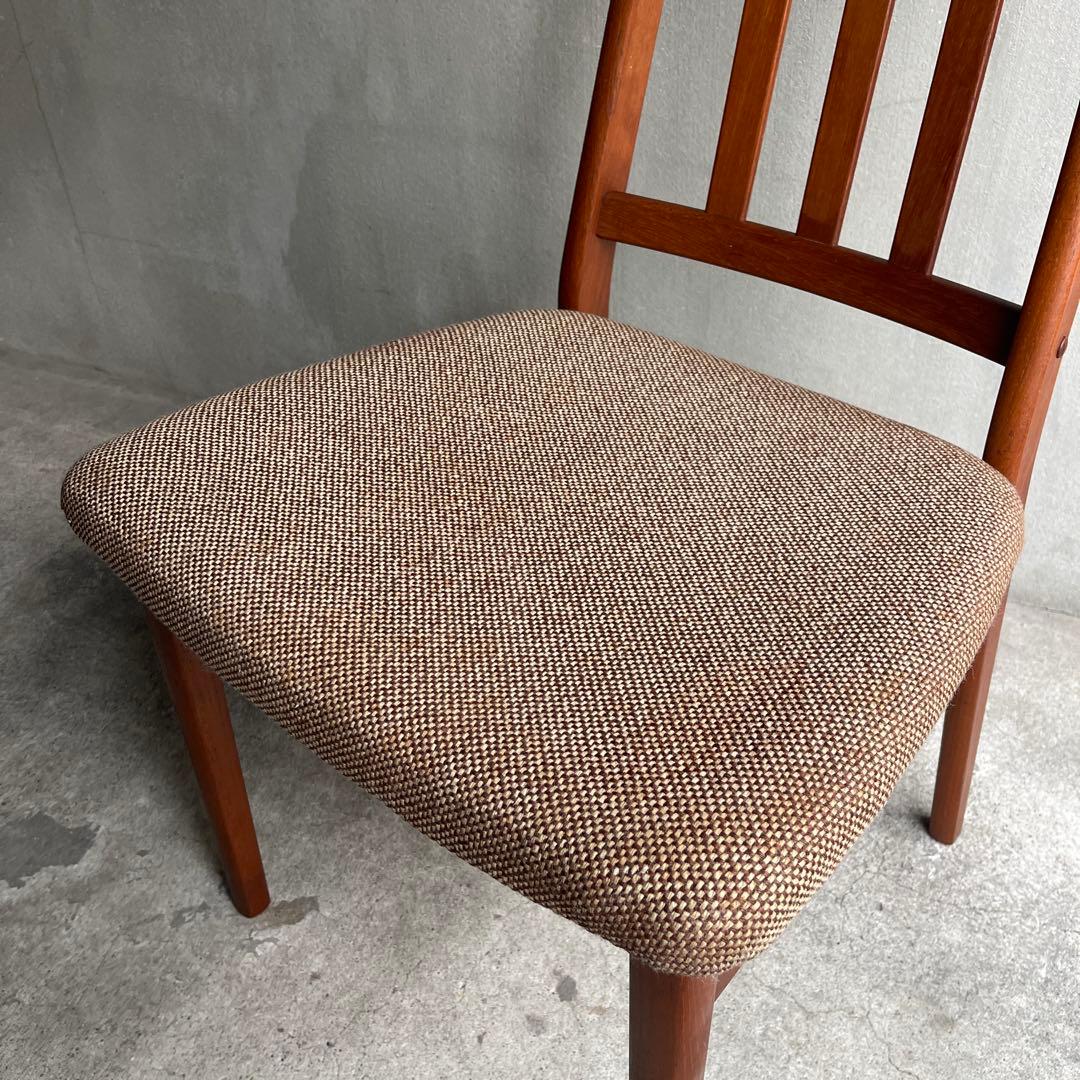 北欧デンマーク　チーク ハイバックチェア オールドヴィンテージ