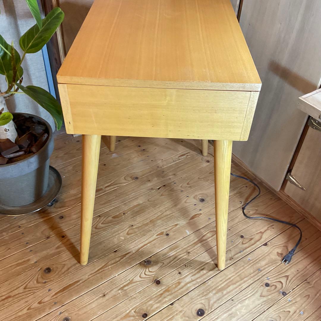 も*へ様 コンパクトドレッサー ナチュラル ミッドセンチュリー 化粧台 鏡台 2