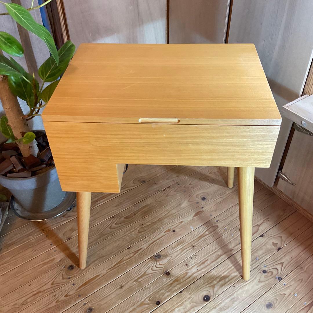 も*へ様 コンパクトドレッサー ナチュラル ミッドセンチュリー 化粧台 鏡台 2