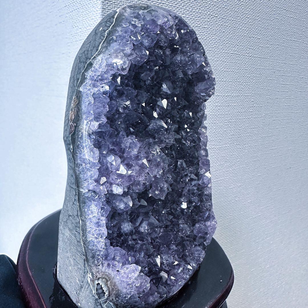 煌めきウルグアイ産☆キラキラ☆アメジストクラスターパワーストーンA1098