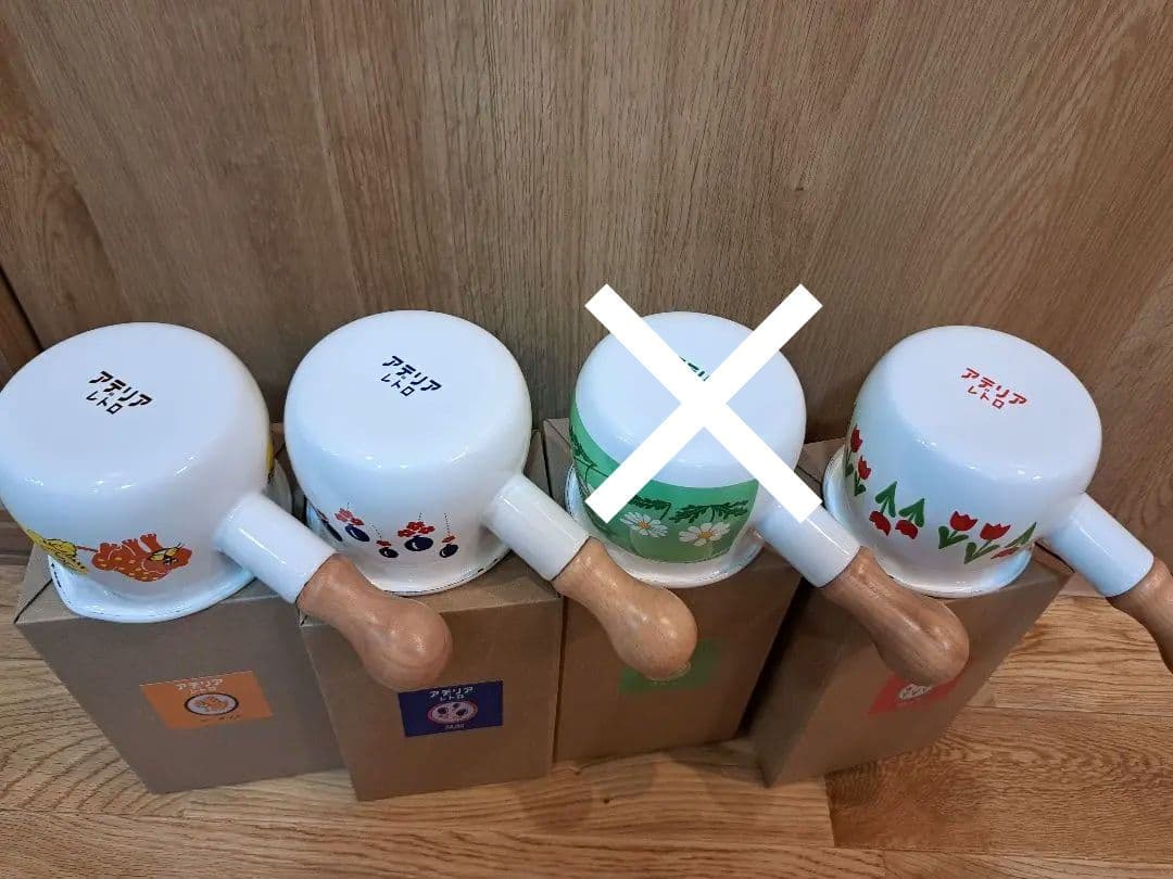 【まとめ売り】アデリア レトロ ホーローミルクパン