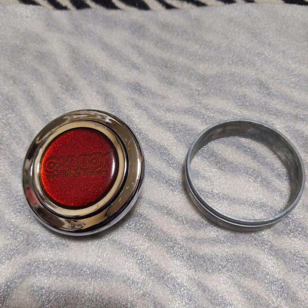 希少品レアな CAR BOY カーボーイ ホーン ボタン&固定ホーンボタンリング