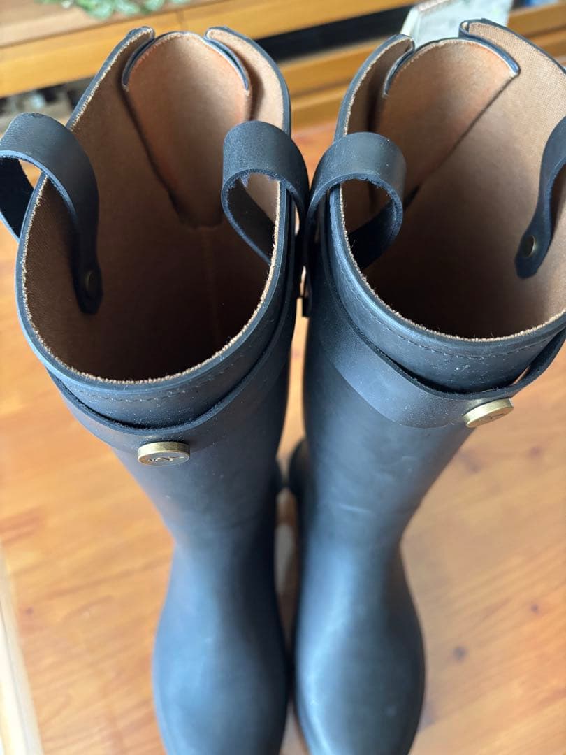 Daiichi rubber第一ゴム ラバーブーツ ブラック