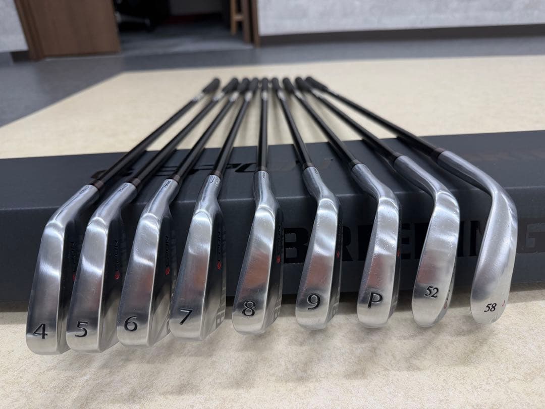 【限定】エポンxブリーフィングコラボアイアン ４ーＰ　５２° ５８° ９本