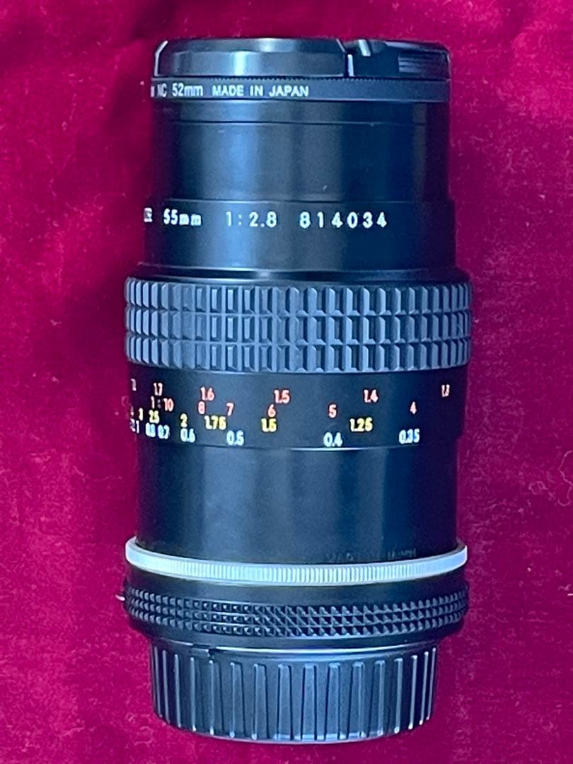 ニコンマイクロニッコールレンズ５５ミリf2.8接写リングPK13