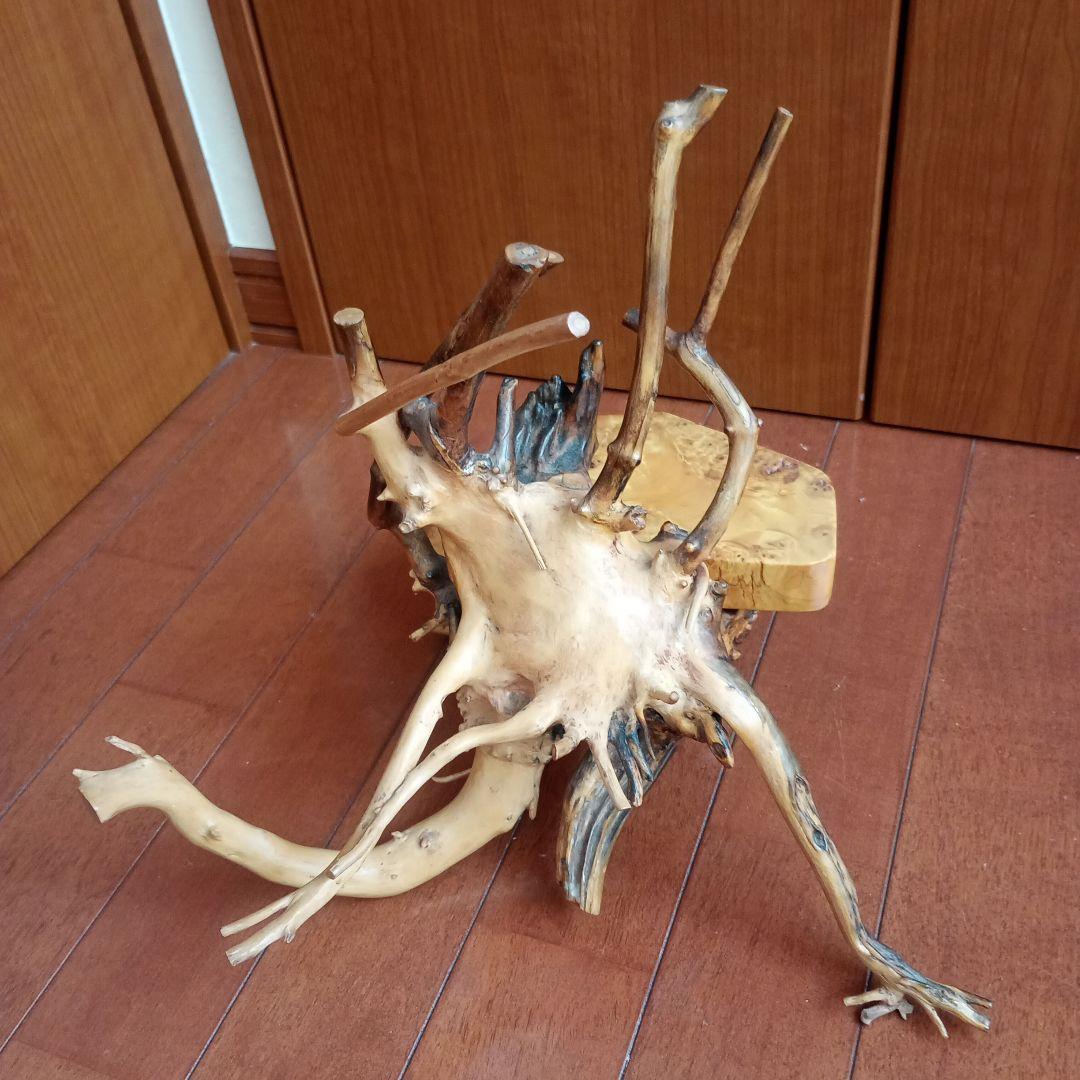 流木　アート　飾り棚
